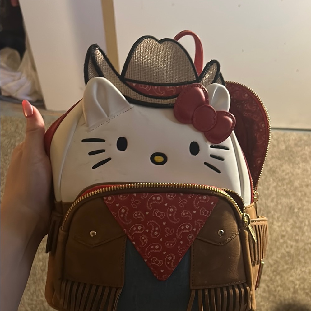 Hello Kitty Cowboy Backpack